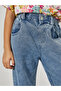 Contrast Hem Detail Straight Leg Jeans - 3