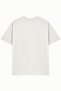 Unisex White 100% Cotton Basic European Fit/Oversize Fit Cut Crew Neck Short Sleeve T-Shirt - 2