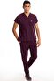 Surgical Doctor Nurse Scrubs Plum Set