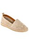 Men's Dark Sand Beige Genuine Leather Handmade Espadrilles - 3