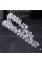 Elegant Hair Accessory with Pearl and Crystal Stone Detail Engagement Bridal Crown - 3