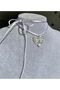 Corded laceable coquette aesthetic bow necklace - 3
