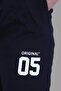 05 Original Printed Boy's Double Pocket Black Sweatpants - 6