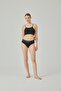 Women's Black Lace Bikini High Panties