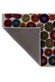 Shape Collection Multicolored Mixed Circles Patterned Woven Base Modern Decorative Carpet 22 - 2