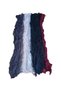 Batik Colored Shawl Hand Painted Burgundy Black Beige Brown - 2