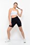 Porfy Laser Cut Styling Shorts - Black Non-Marking Design - 2