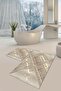 مجموعة سجادة حمام مزخرفة مطبوعة رقمية - 2