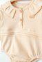 Newborn Girl and Boy Baby Organic Bodysuit Set Newborn Bodysuit Set Top and Bottom Baby Romper Set - 2