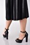 Beatriz Black Vegan Platform Evening Dress Shoes - 3