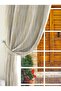 Rain, Digital Printed, Velvet Fabric Double Wing Background Curtain - 2