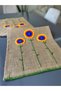 Knitted Motif Jute Runner / Table Cloth / Coffee Table Cloth - 5