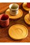 LCW Home Handleless Printed Porcelain Coffee Cup Set (Pieces of 6) - 2