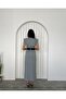 Gray Padded Sleeveless Maxi Length Combed Cotton Dress 10.207 - 5