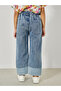 Contrast Hem Detail Straight Leg Jeans - 4