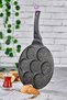 28 Cm Granite Cast Emoji Pancakes Pan - Black - 8