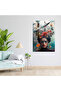 Frida Painter Style Glass Wall Art Decor, Frida Painter Works, Glass Wall Art - 2
