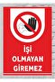 No Entry Sign Board 24X34 cm Pvc