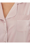 Solid Piped Button Through Shirt & Pyjama Set - 3