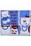 10 Piece Burgundy Blue Baby Hospital Release Newborn Set