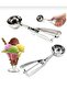 Stainless Steel Ice Cream Scoop Halva Spoon - 3
