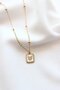 Stainless 316L Steel Necklace - Mother of Pearl Butterfly Medallion - Non-Tarnish Necklace - 4