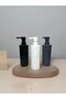 Liza Round Modern Design White Liquid Soap Dispenser - 1 - 4