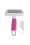 Cat and Dog Comb with Cleaning Tool 12 Cm-15 cm Large Pink