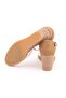 Real Handmade Straw Wedge Heel Linen Straw Espadrille Handmade - 4