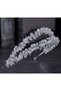 Elegant Hair Accessory with Pearl and Crystal Stone Detail Engagement Bridal Crown