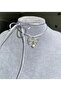 Corded laceable coquette aesthetic bow necklace - 2