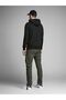 Jack&Jones Men's Ecorp Old Logo Sweat Hood Noos 12137054 Black - 3