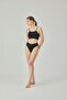 Women's Black High Leg High Panties - 2