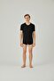 Men's Black V-Neck Undershirt
