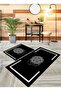 Medallion, Cotton Woven Base 2-Piece Bath Rug (60X100-40X60 CM 2-Piece SET)