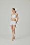 Women's White Length Short Low Panties - 2