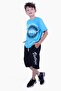 3-Piece Ibaa-vintage-hicet Text Printed Boys' Summer Suit - 2
