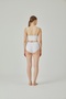 Women's White Full Brief Low Panties - 3