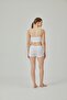 Women's White Length Short Low Panties - 3