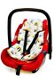 Organic Cotton Stroller Cover and Cushion with Smiling Face and Stars, 2 Pieces - 4