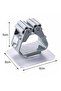 BRKSTR Single Wall Adhesive Mop Holder - Stick Hanger - 4