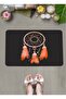 Black Earring Pattern - 40cm x 60cm Non-Slip and Washable Leather Bath Mat - 2