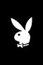 Playboy Auto Sticker - 12X7 cm for Motorcycle, Laptop, Helmet, Car