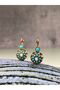 Mardin's Little Floral Blue Earrings - 4