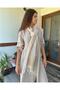 Pashmina Shawl Cream Color 50% Modal 50% Silk Single Size 70X185 - 5