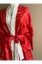 Vina Red Patterned Unisex Kimono - 3