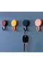 Colorful Easy Installation Non-Perforated Wall Hangers - Strong Adhesive Non-Marking Clothing Hanger - 3