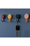 Colorful Easy Installation Non-Perforated Wall Hangers - Strong Adhesive Non-Marking Clothing Hanger - 6