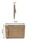 Cleopatra Premium Women's Straw Clutch - Portfolio C062203 - 3
