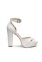 Beatriz White Vegan Platform Evening Dress Shoes - 4